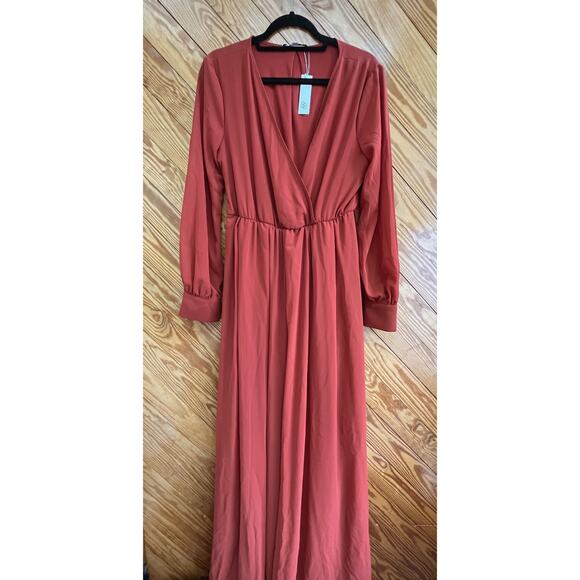 BALTIC BORN Lydia Maxi Dress Rust Size X Large - Picture 3 of 9